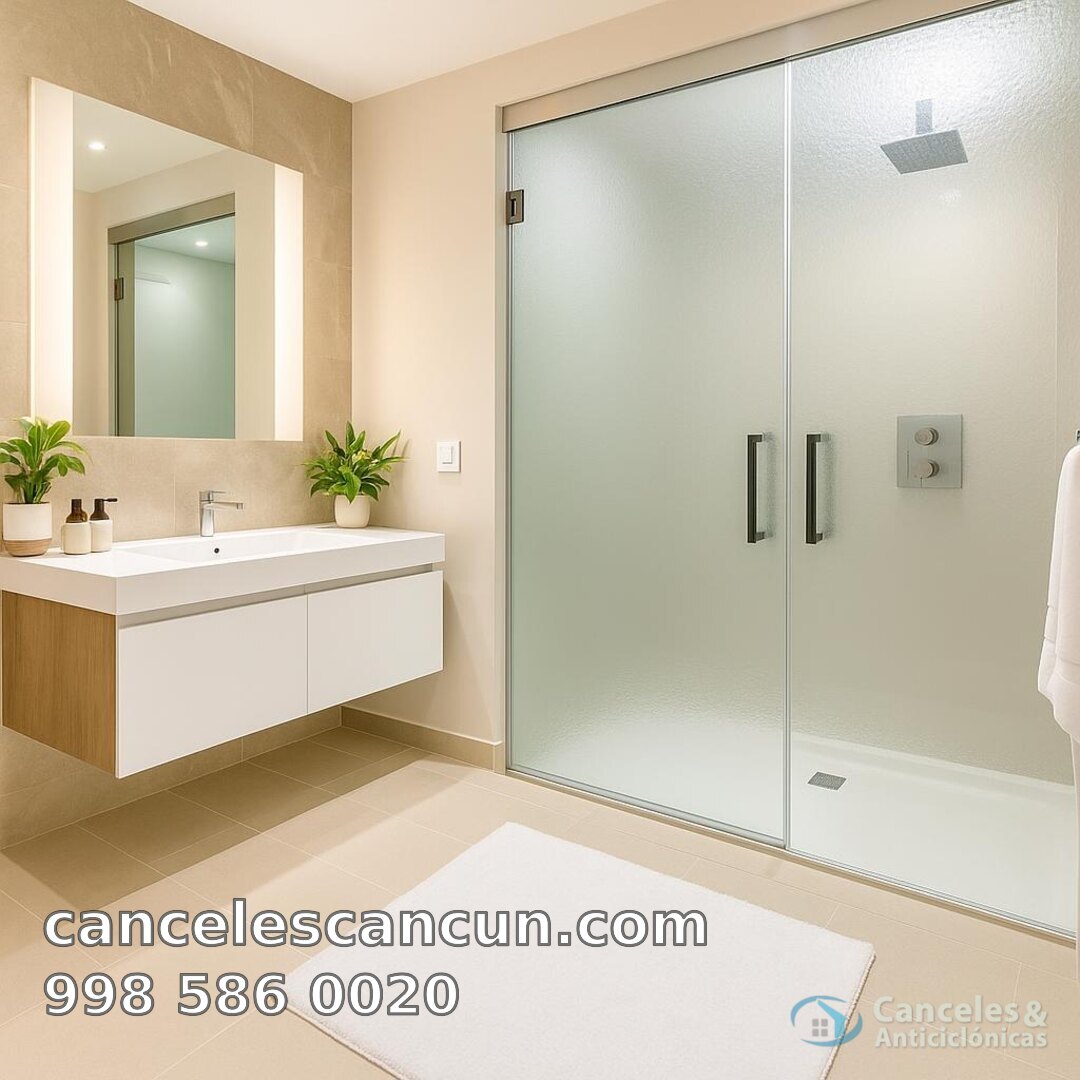 puerta de aluminio y cristal en Cancún: puerta aluminio cristal