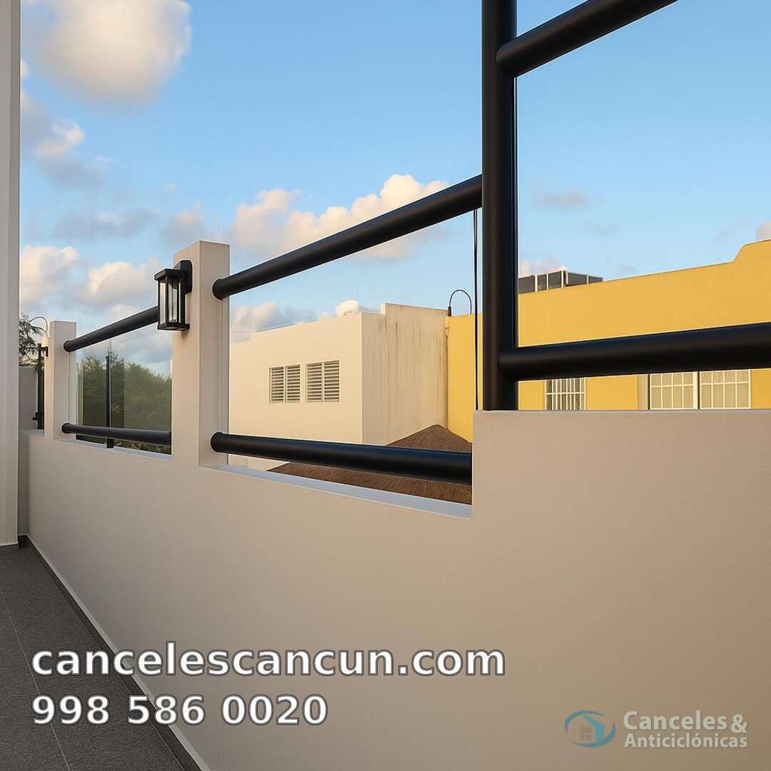 puerta de aluminio y cristal en Cancún: puerta aluminio cristal